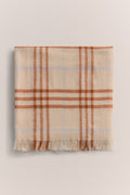 Wool Check Scarf