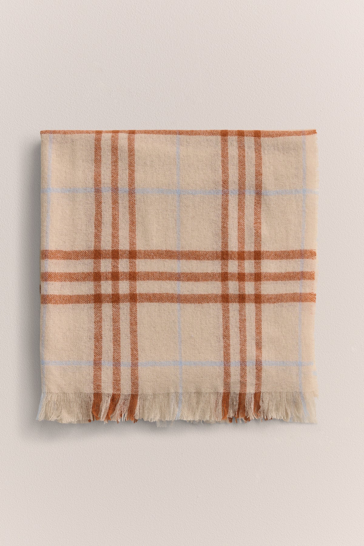 Wool Check Scarf