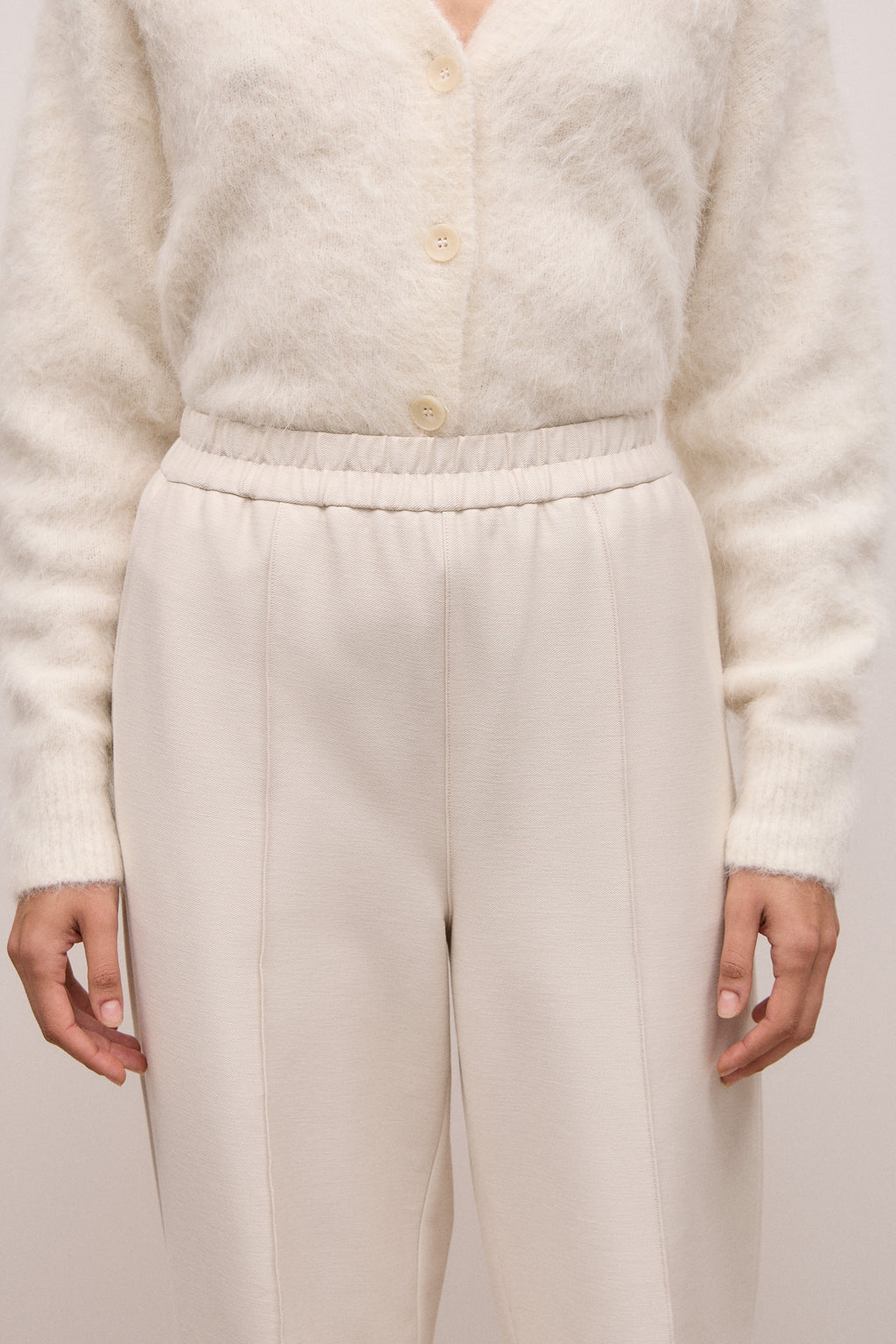 Pintucked Pull On Pant