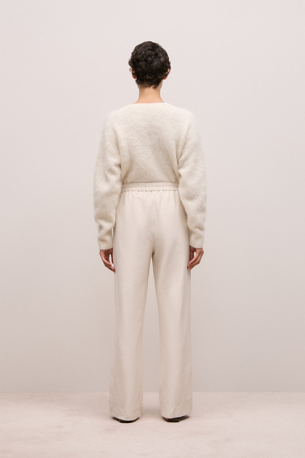 Pintucked Pull On Pant