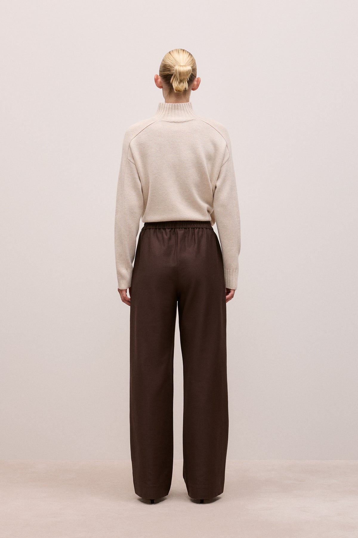 Pintucked Pull On Pant