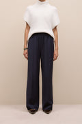 Pintucked Pull On Pant
