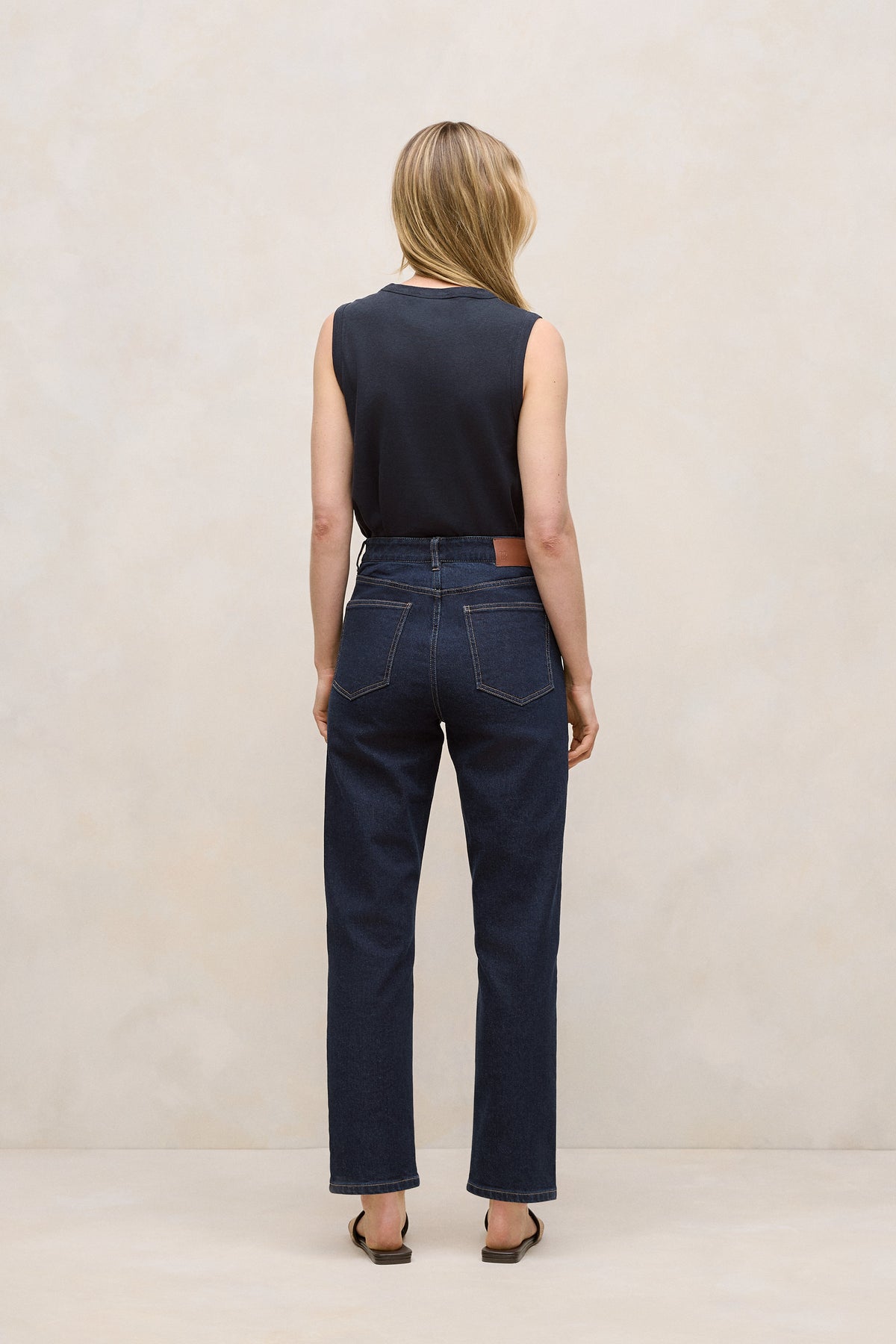 High Rise Straight Leg Jean