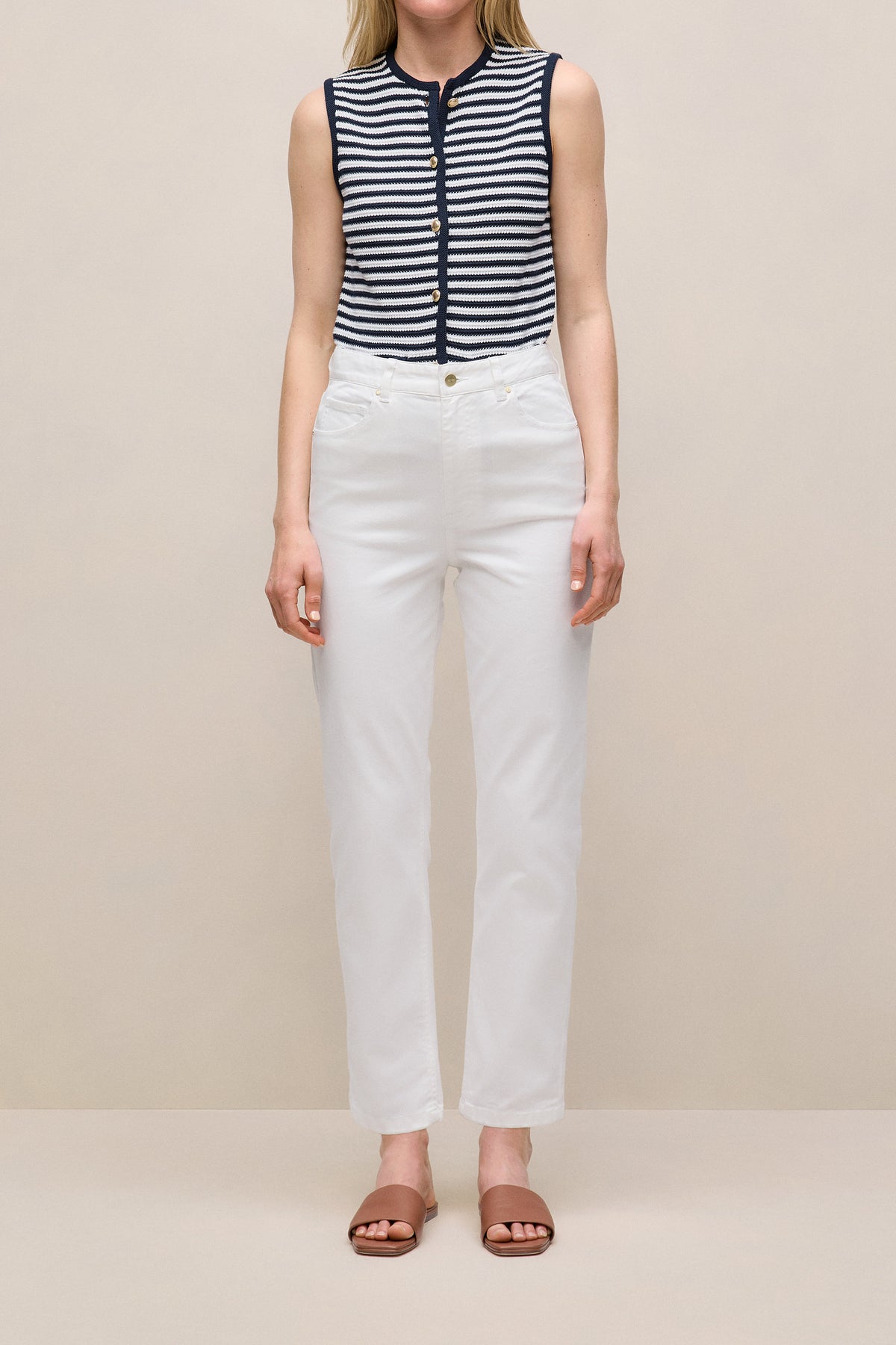 High Rise Straight Leg Jean