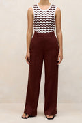 Linen Pintucked Pant