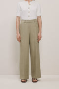 Linen Pintucked Pant