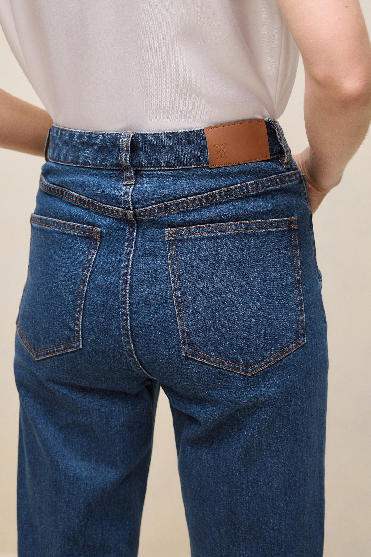 High Rise Straight Leg Jean