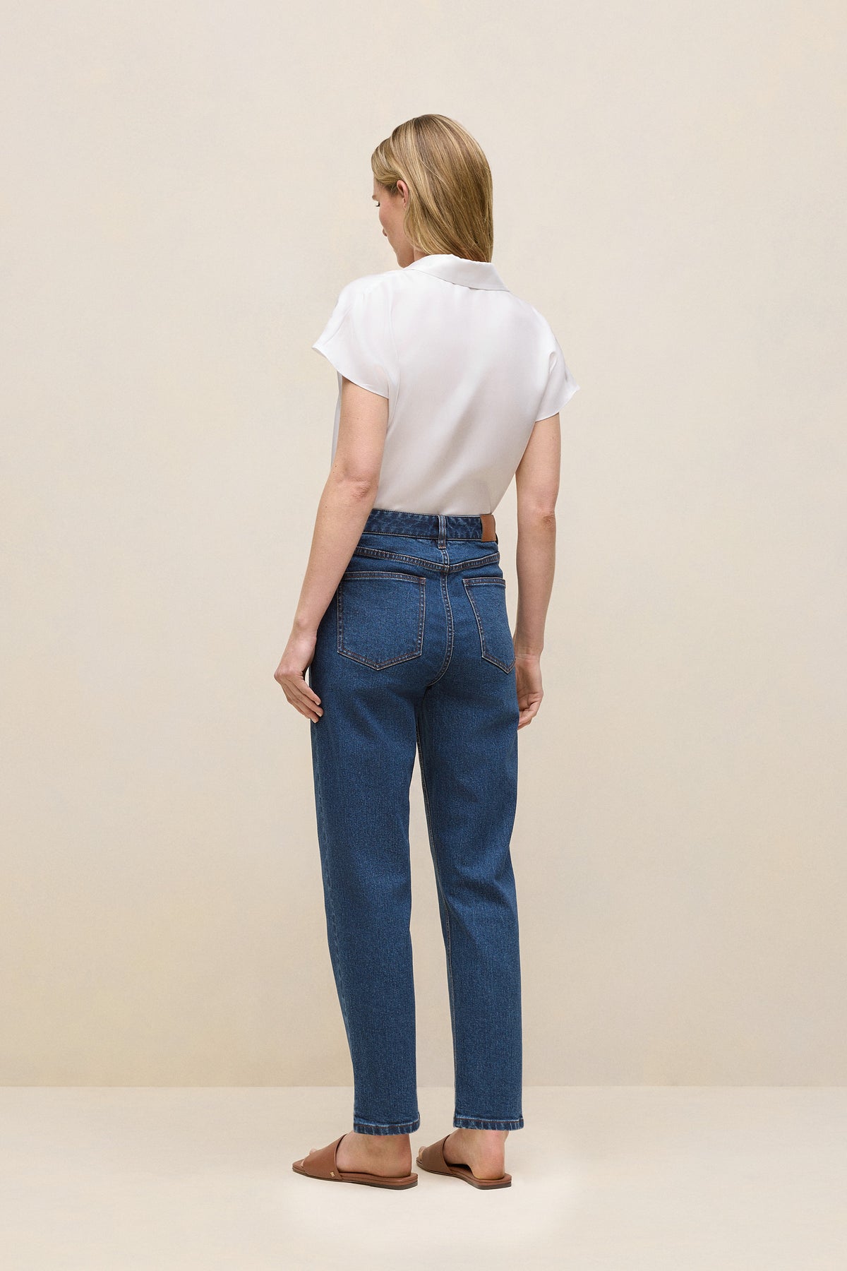 High Rise Straight Leg Jean