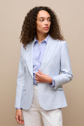 Cotton Linen Textured Blazer