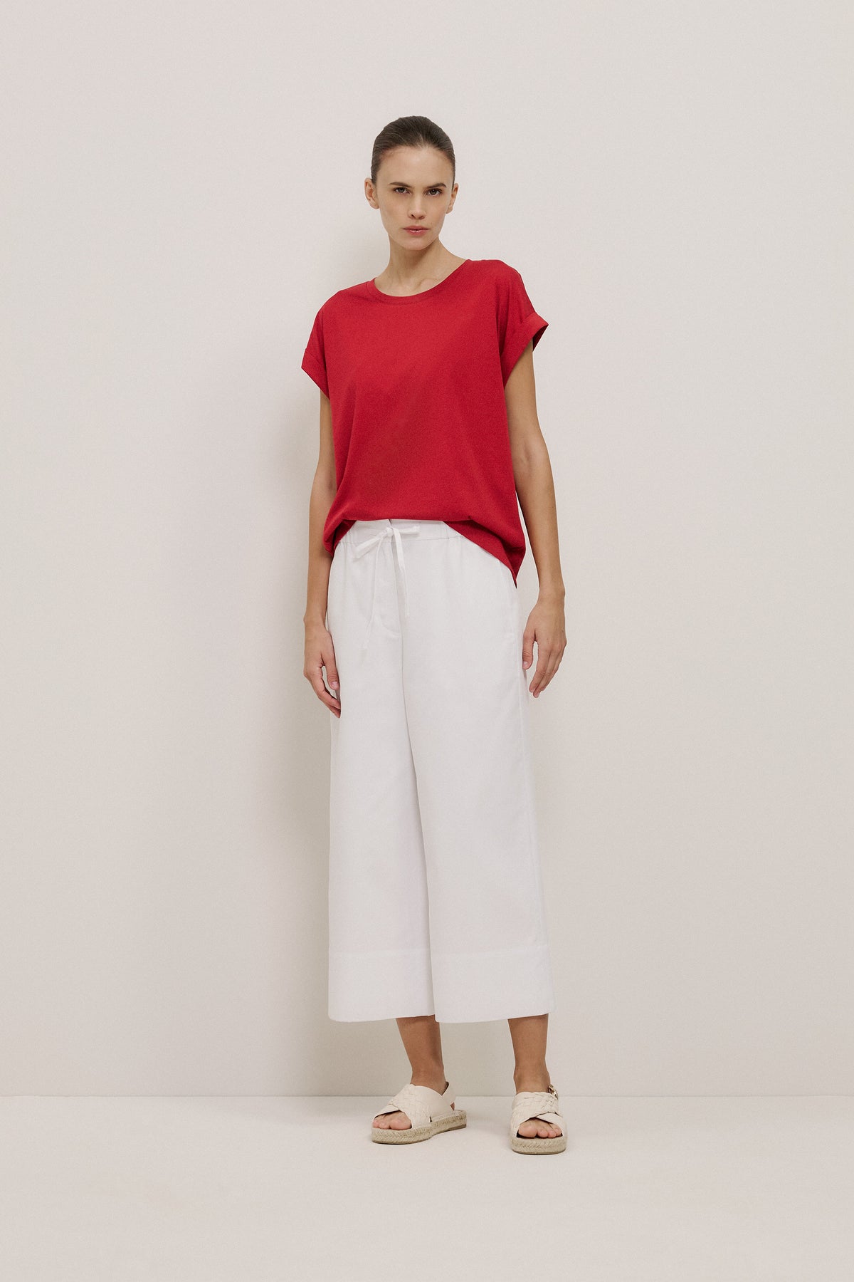 Australian Cotton Cuff Sleeve T-Shirt