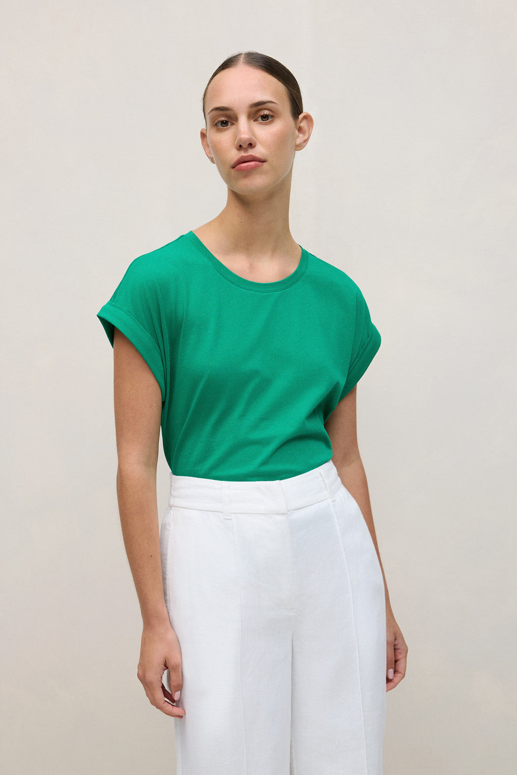 Australian Cotton Cuff Sleeve T-Shirt