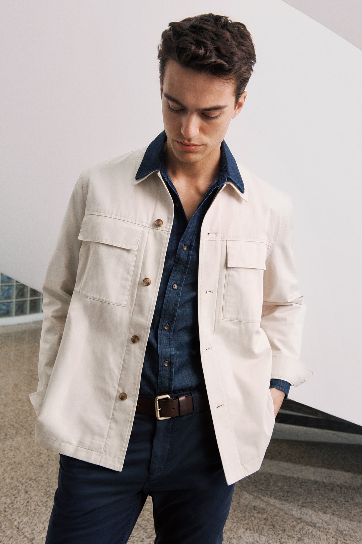 Cotton Twill Chore Jacket