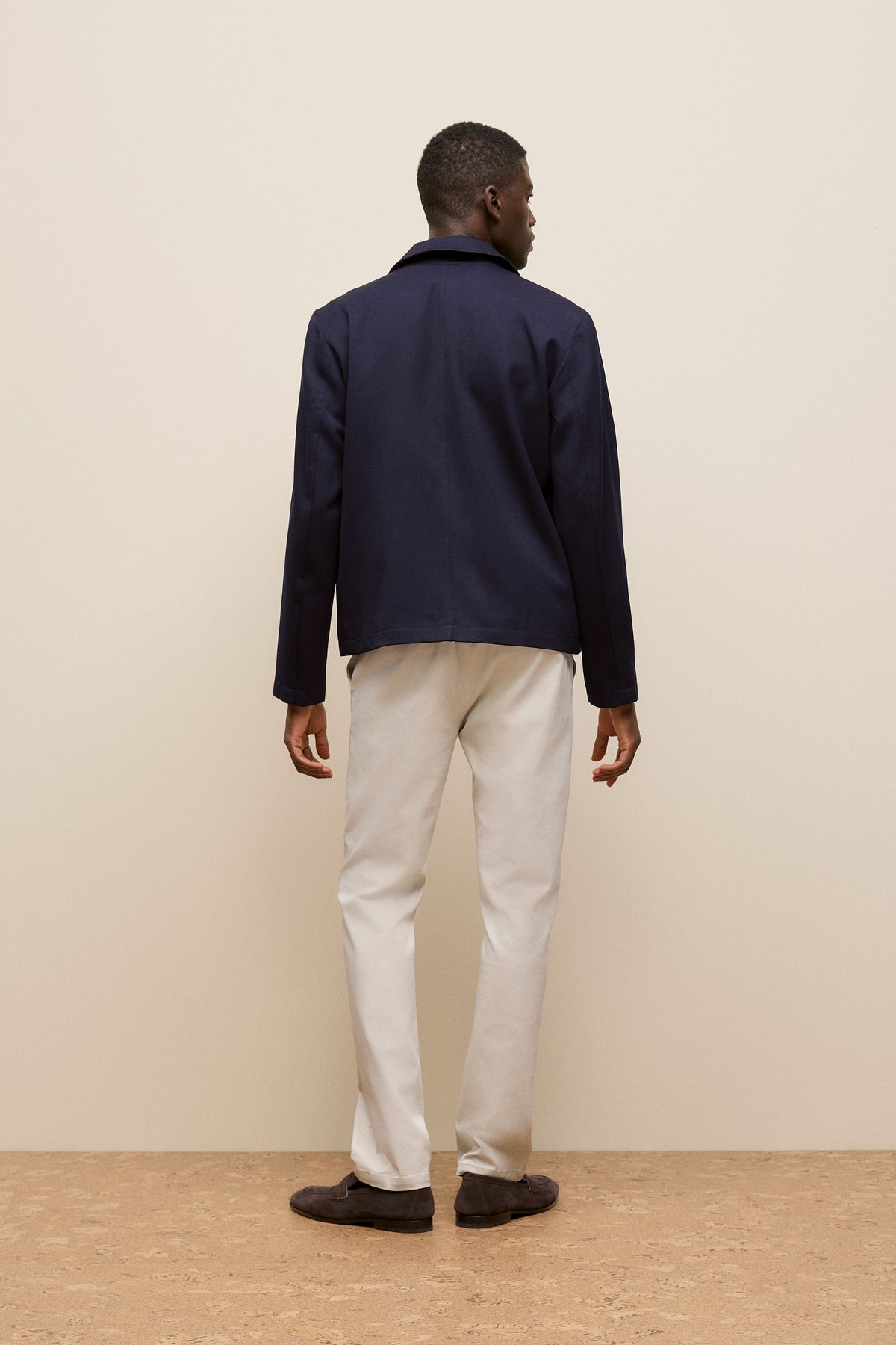 Twill Pocket Detail Zip Jacket