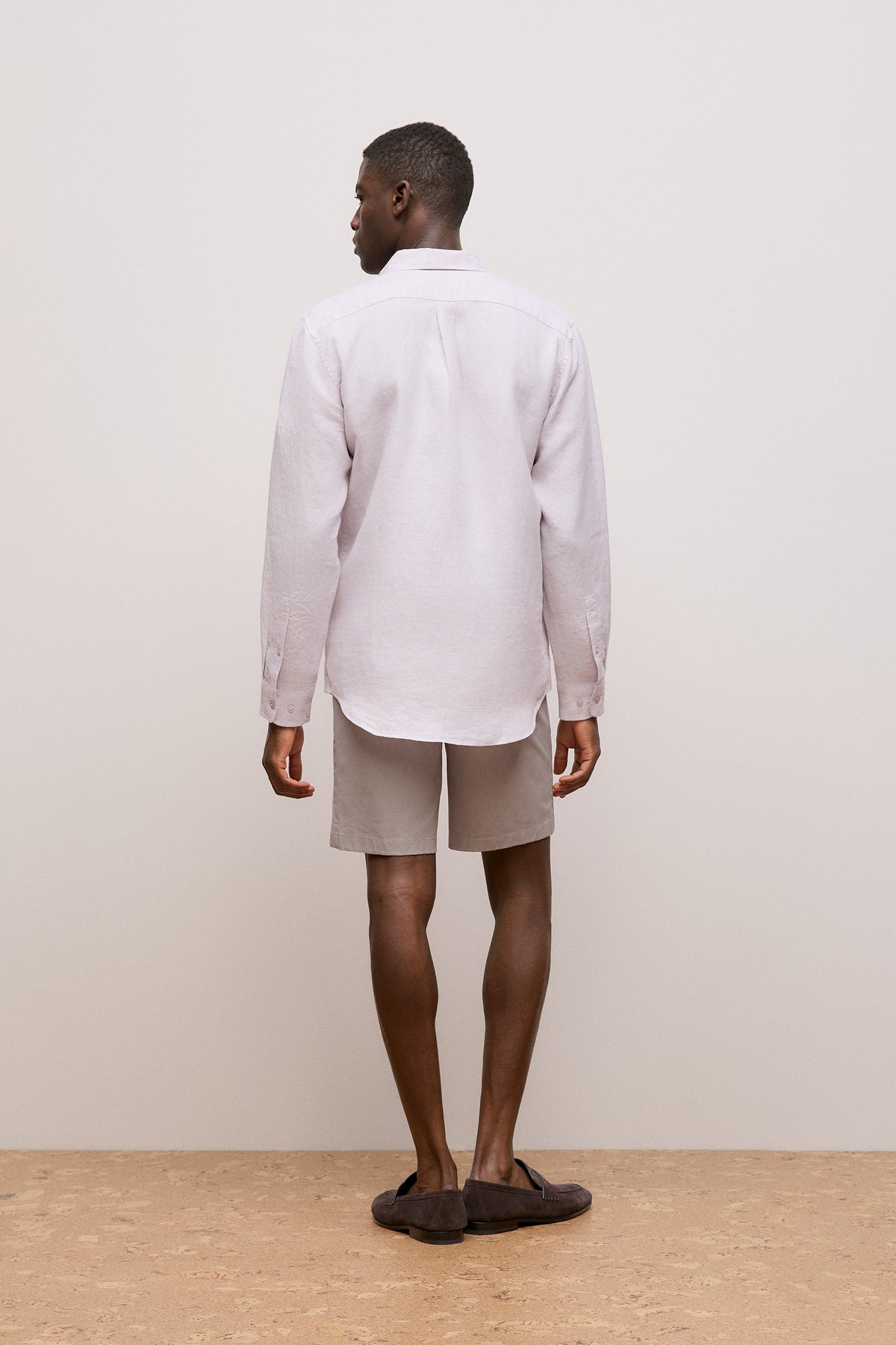 Regular Fit Linen End On End Shirt