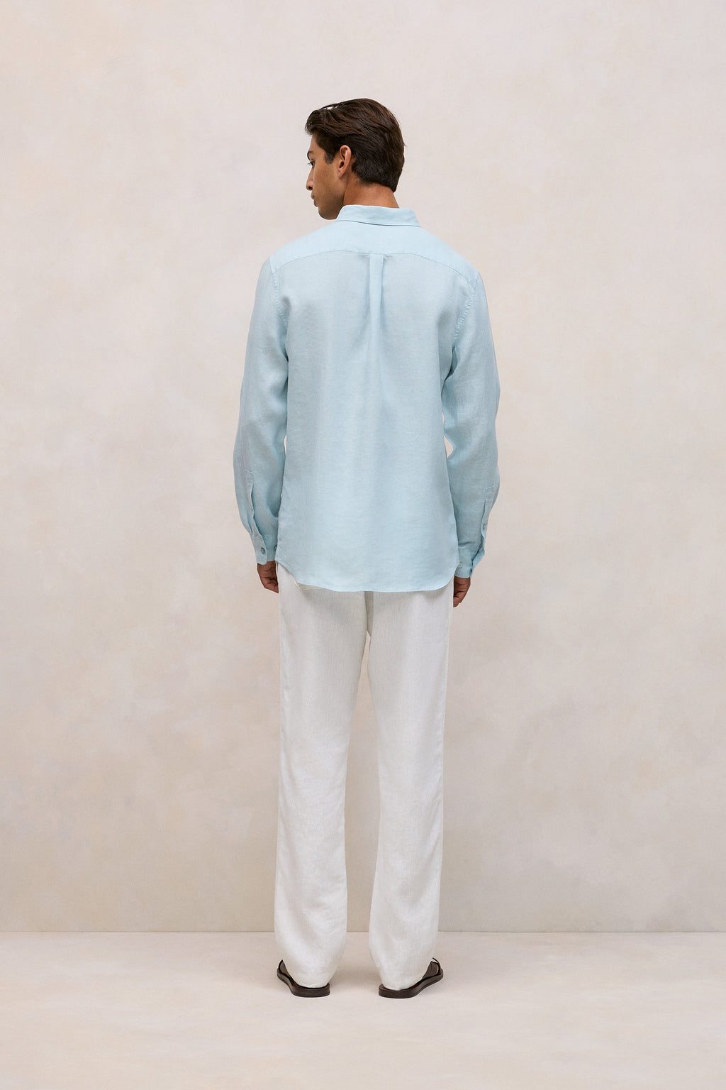 Regular Fit Linen End On End Shirt