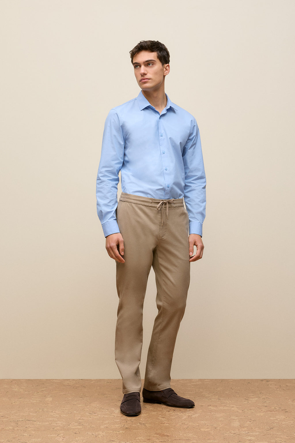 Tailored Fit Cotton Poplin Shirt
