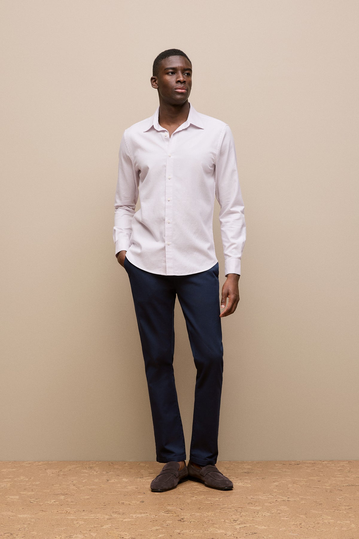 Tailored Fit Puppytooth Check Shirt