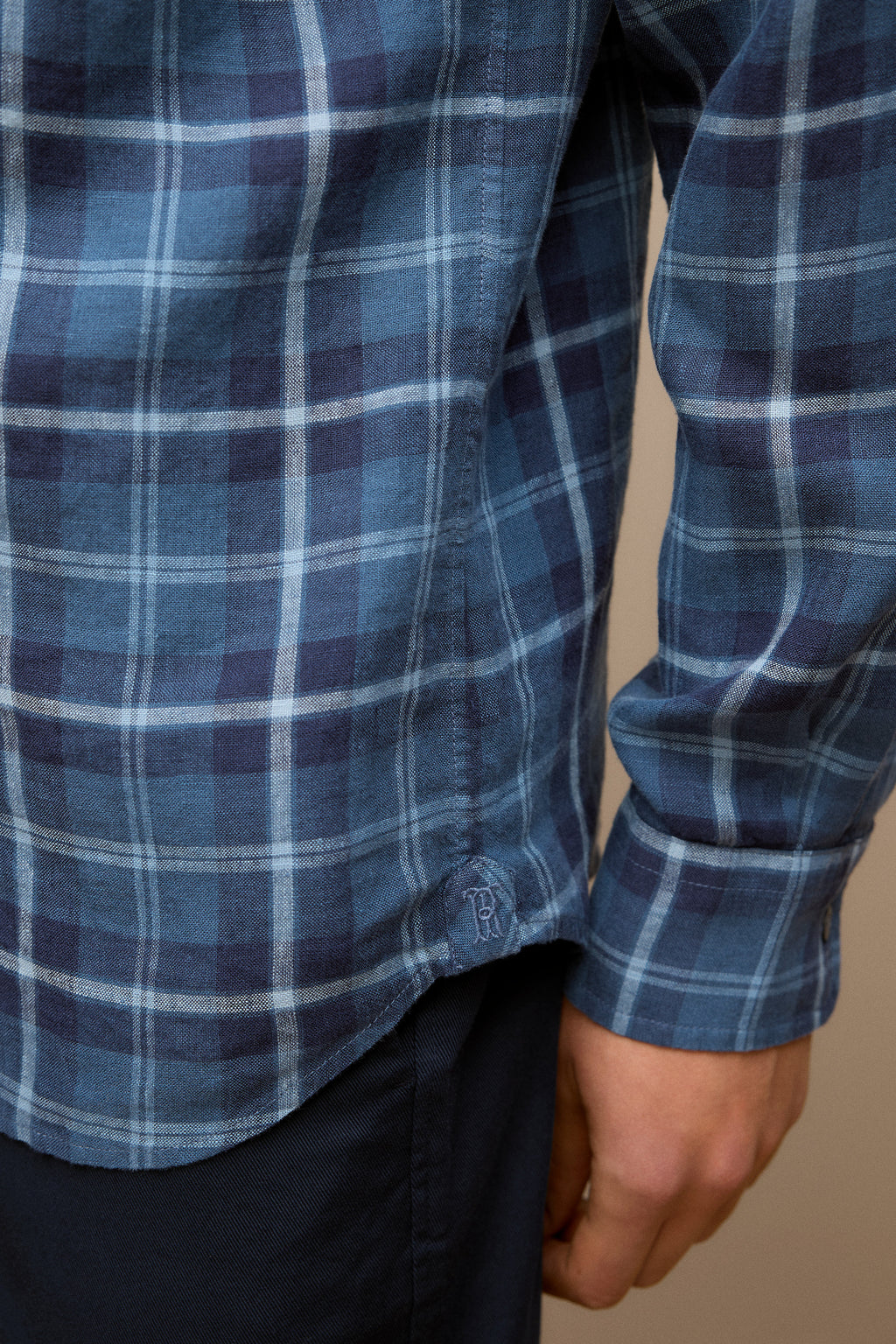 Regular Fit Linen Classic Check Shirt