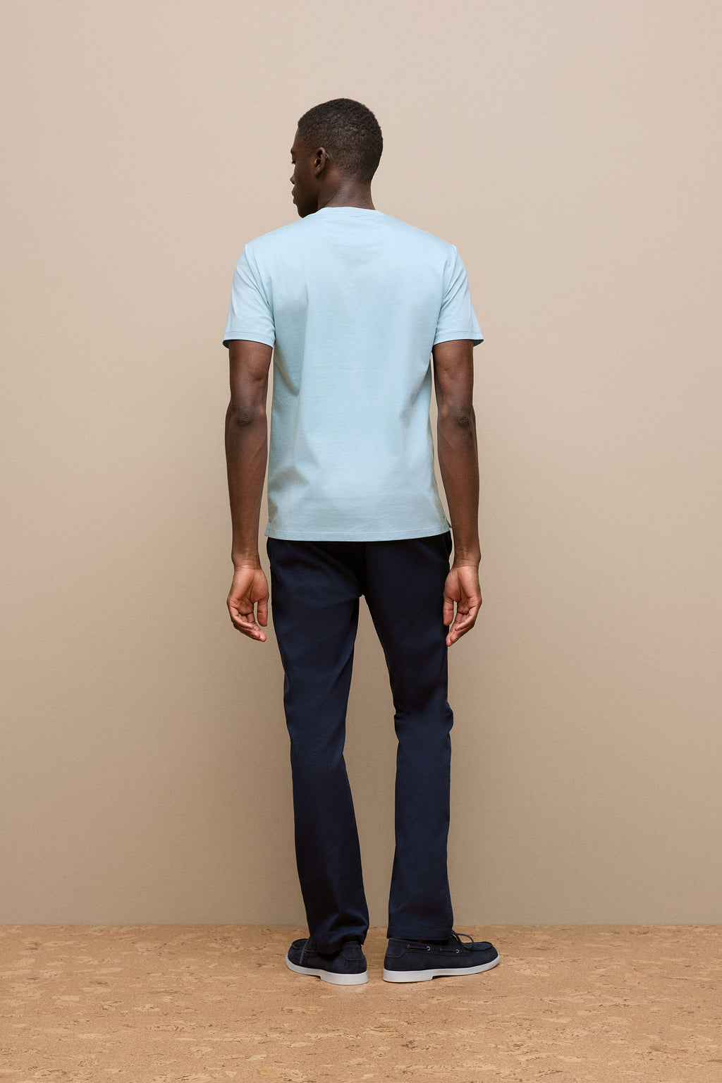 Mercerised Cotton Crew T-Shirt