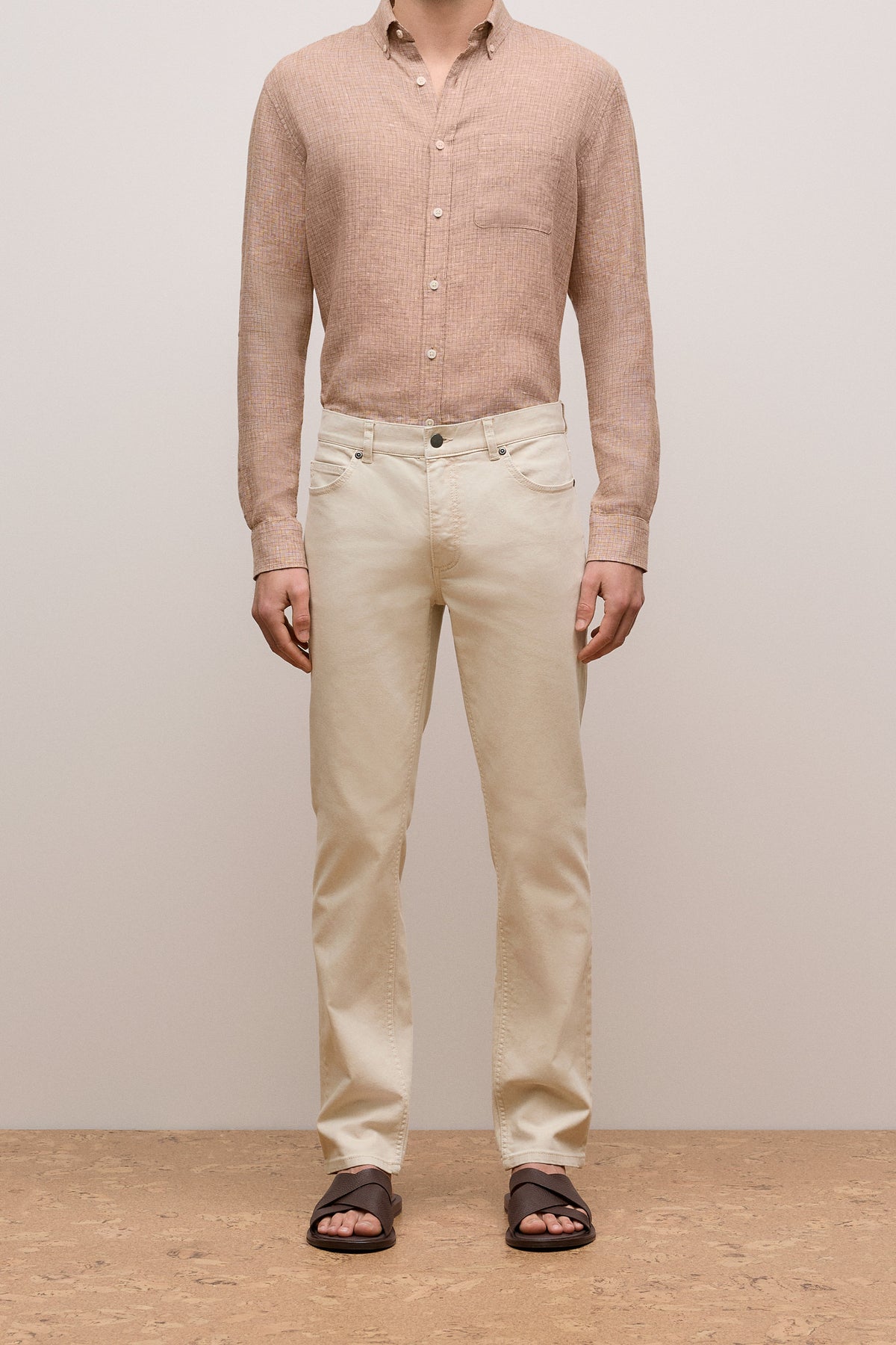 Cotton Garment Dyed Twill Pant