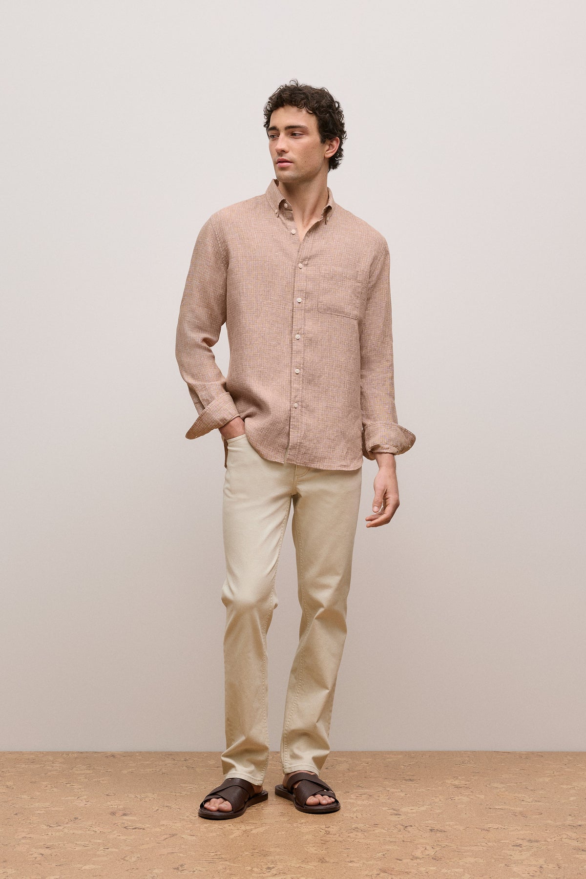 Cotton Garment Dyed Twill Pant