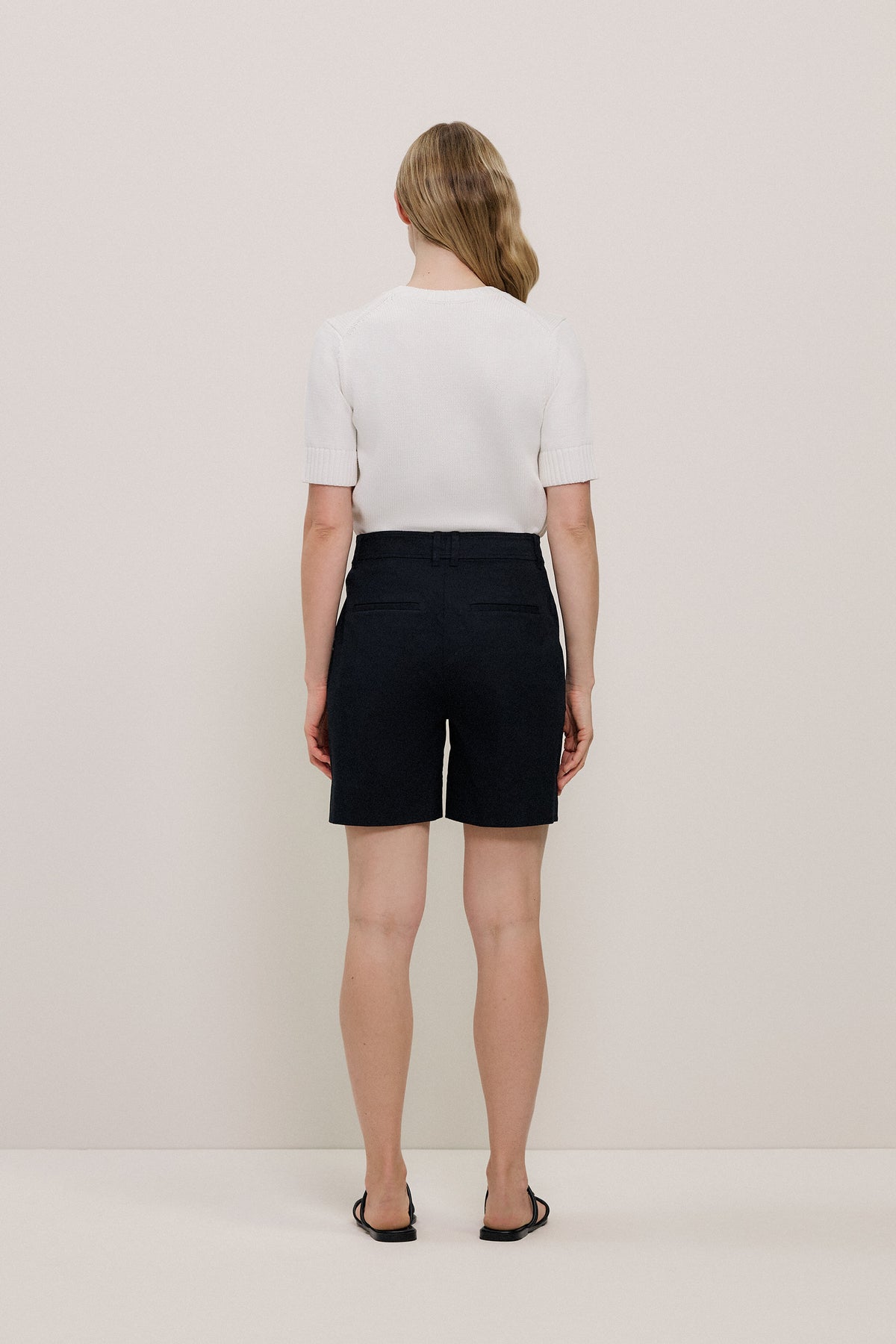 Stretch Cotton Tailored Short