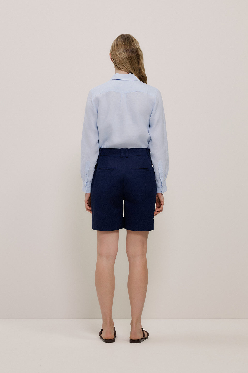Stretch Cotton Tailored Short