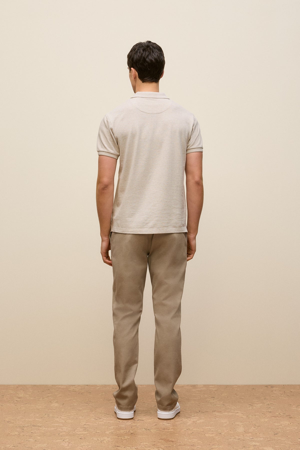 Pique Marle Monogram Polo