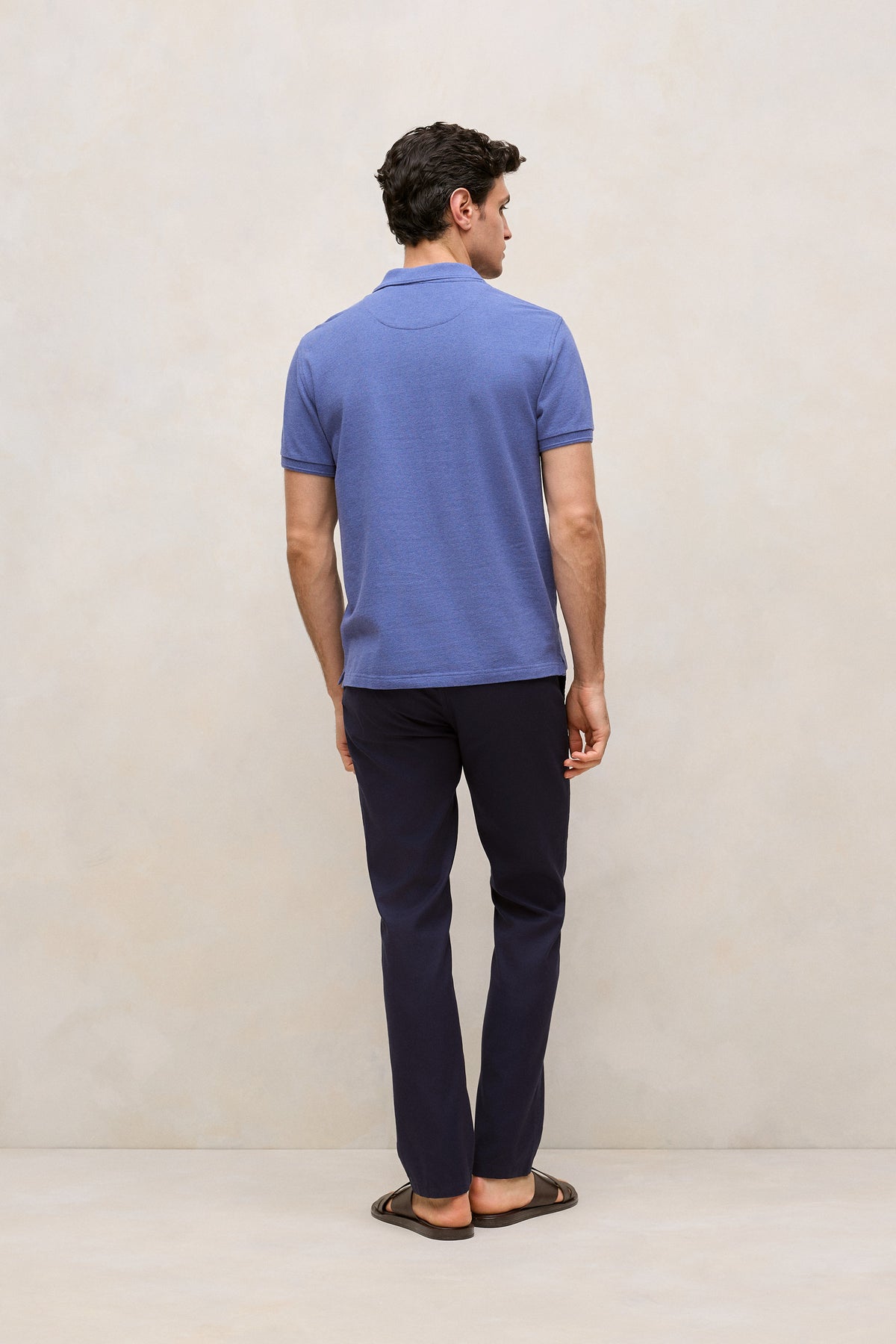 Pique Marle Monogram Polo