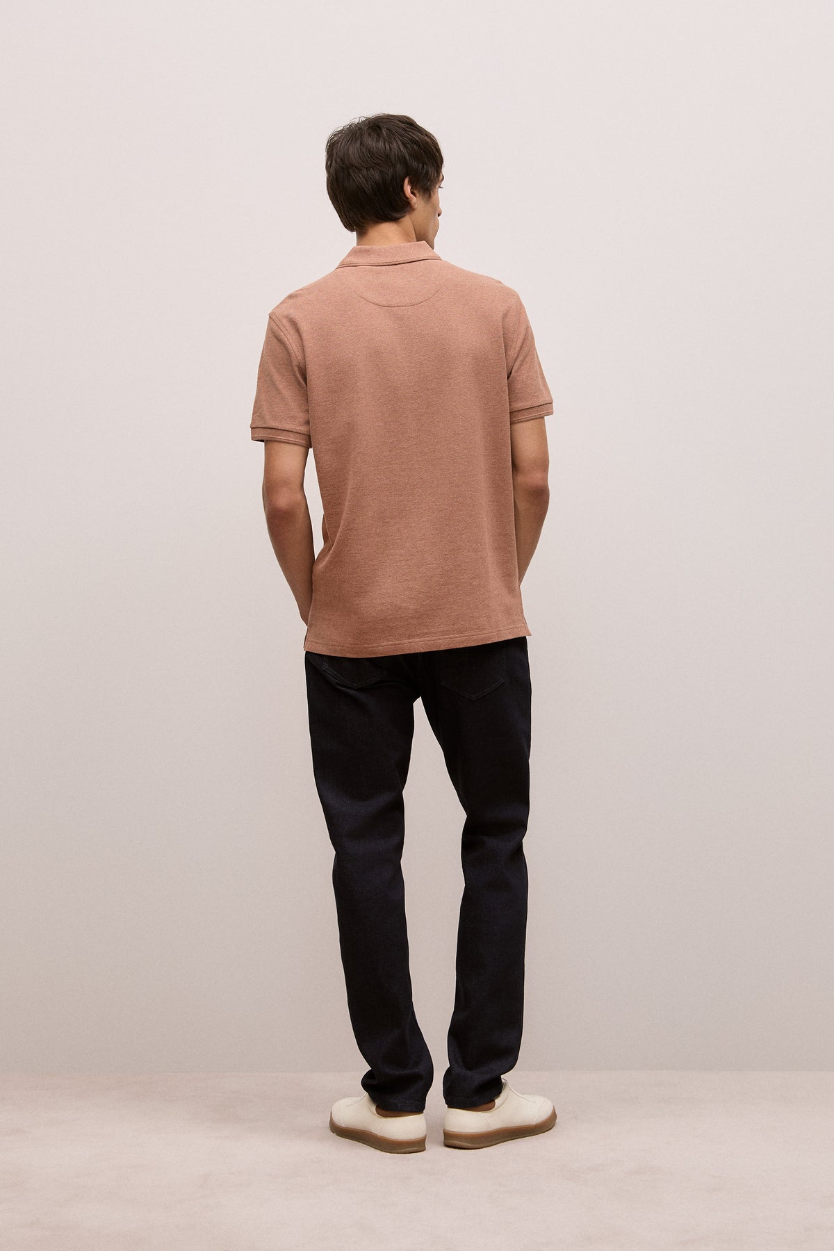 Pique Marle Monogram Polo