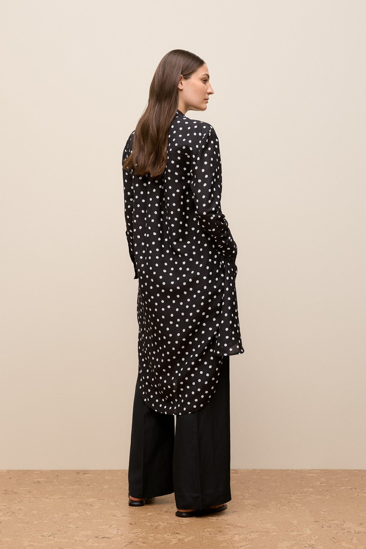 Spot Relaxed Shirt Dress