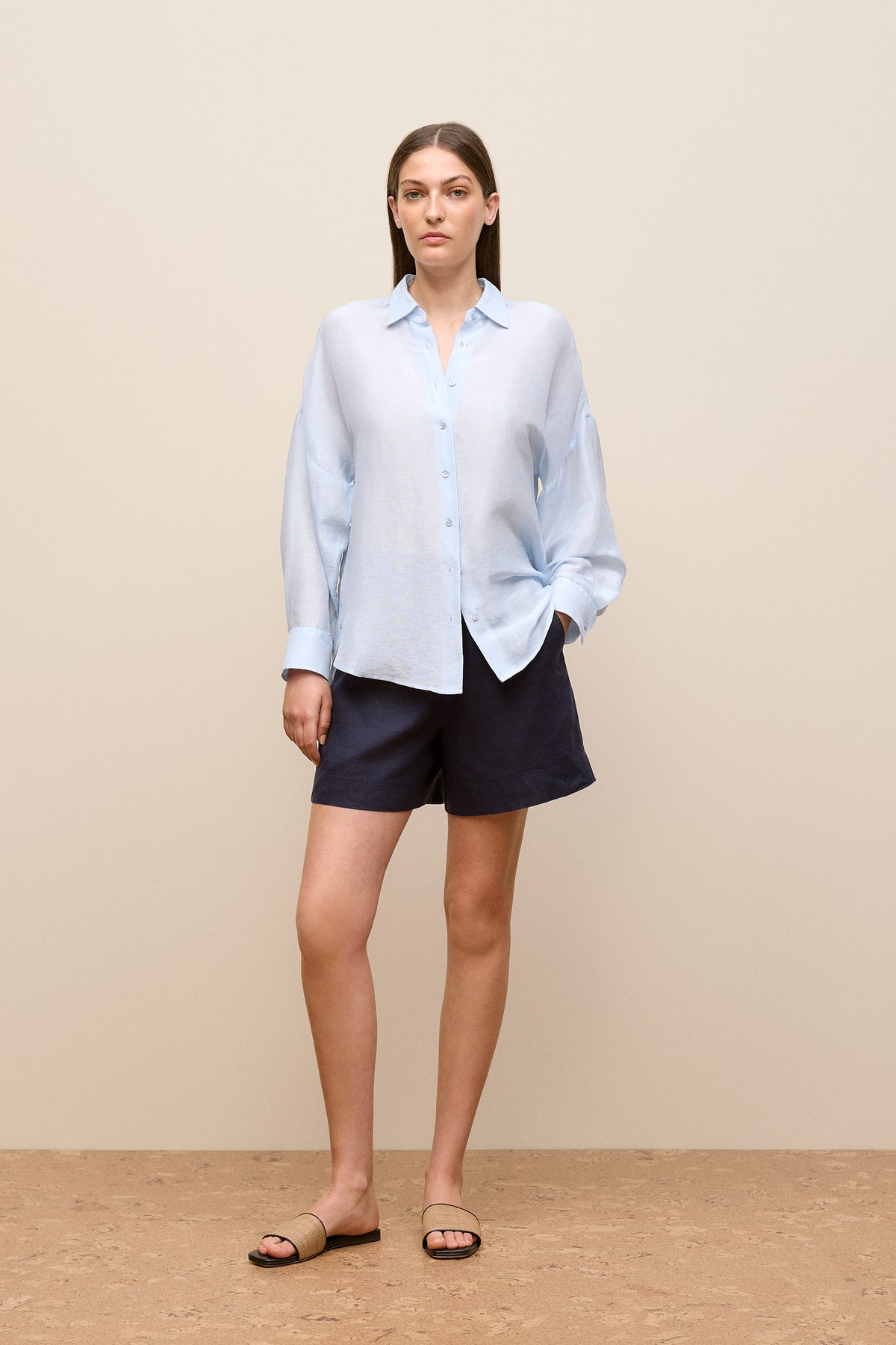 Linen Pull On Short