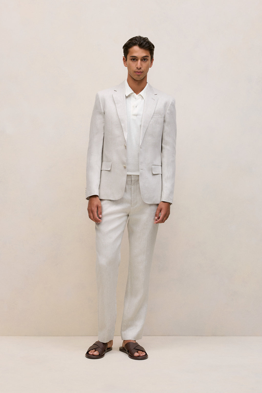 Regular Fit Linen Twill Blazer