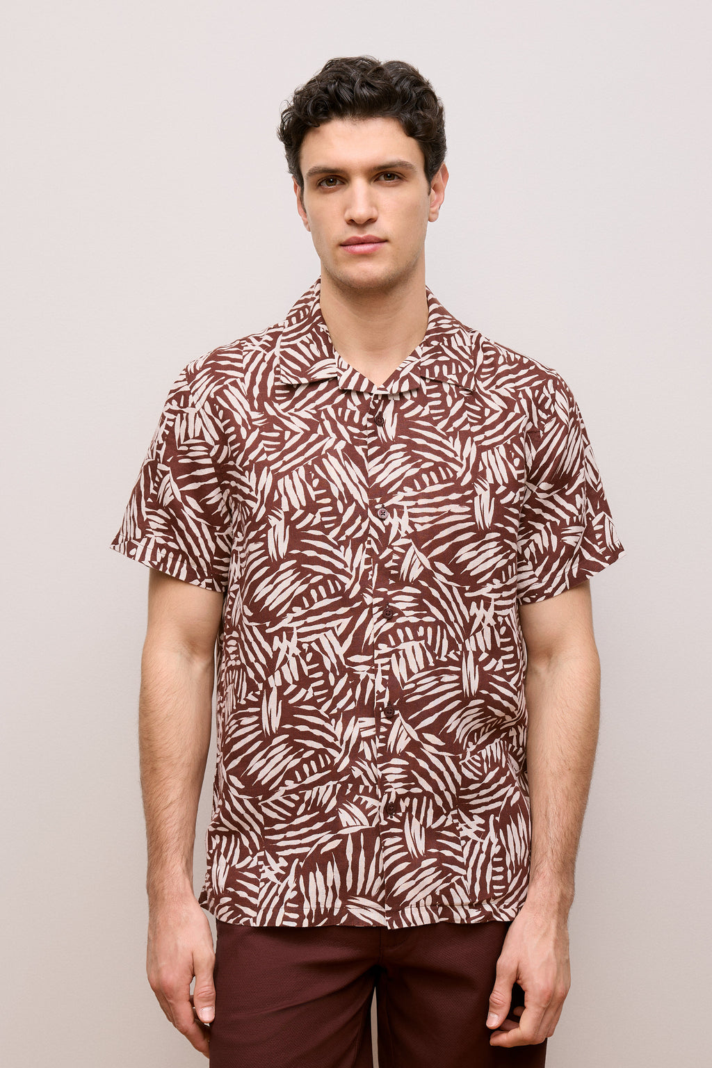 Etch Linen Camp Shirt