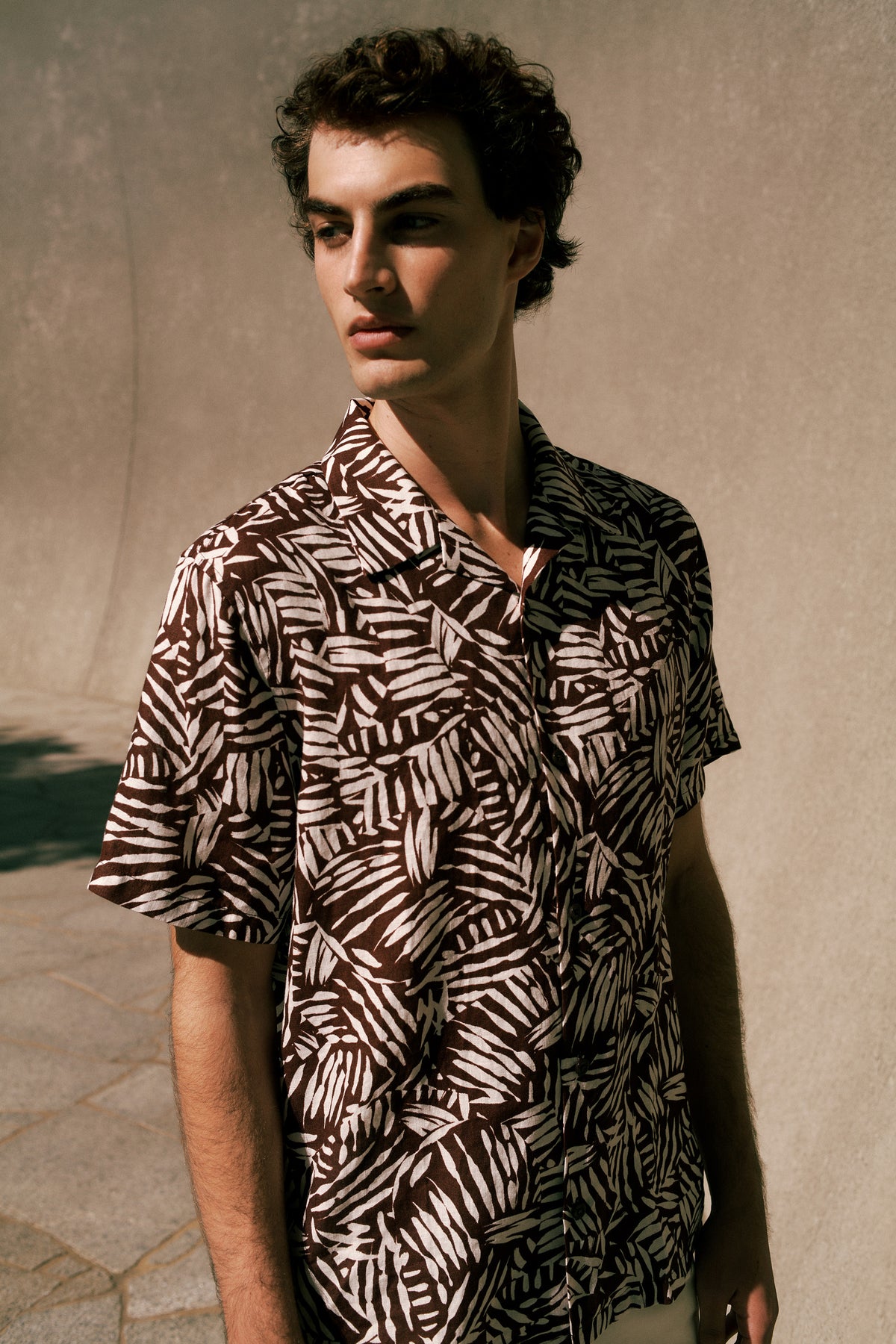 Etch Linen Camp Shirt
