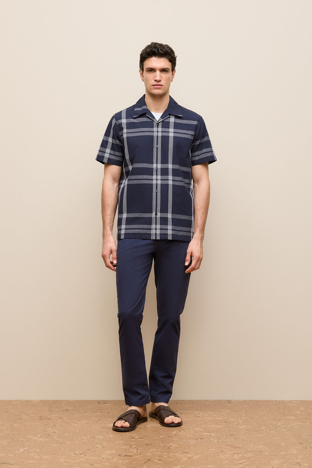 Seersucker Check Camp Shirt