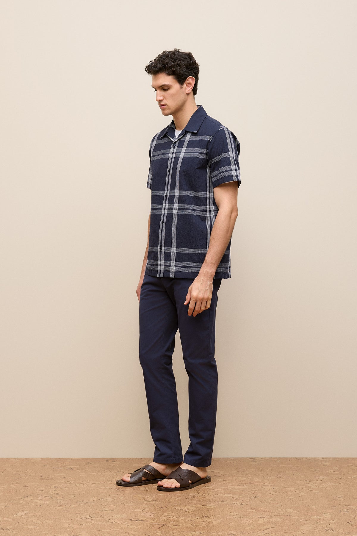 Seersucker Check Camp Shirt