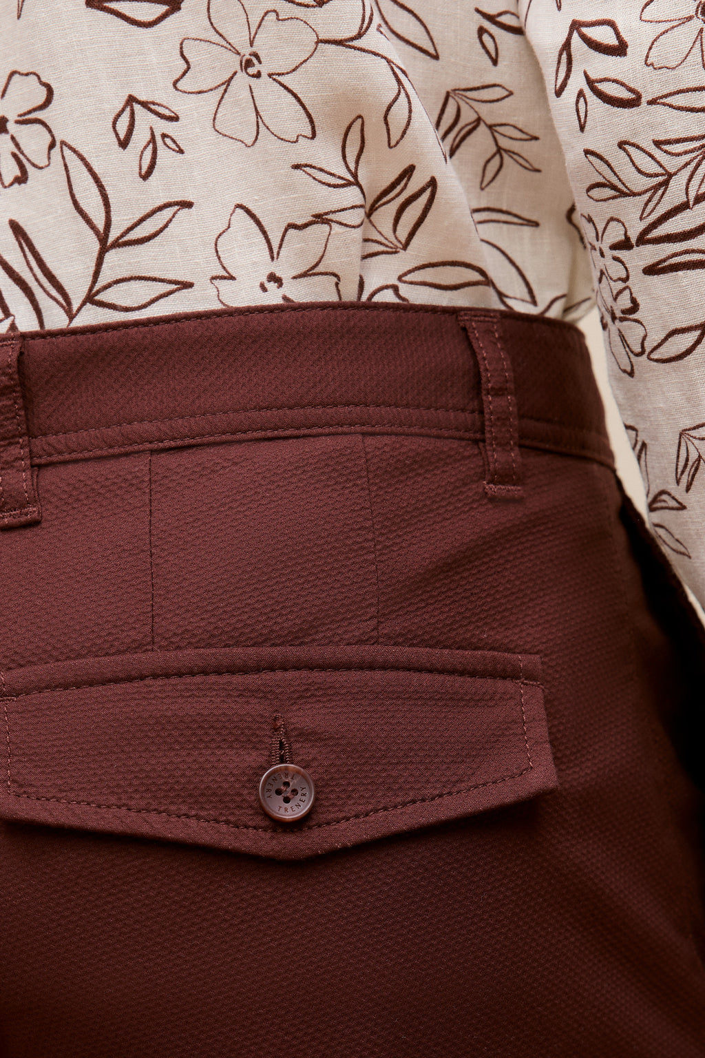 Stretch Cotton Dobby Longline Short