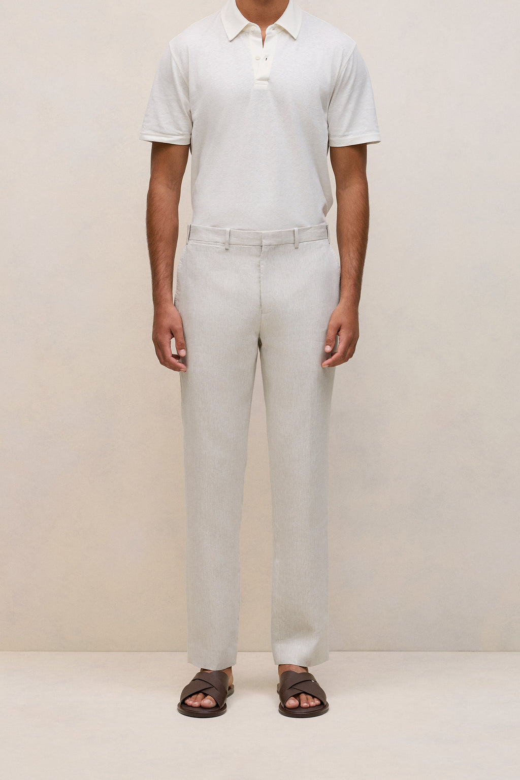 Linen Twill Tailored Pant