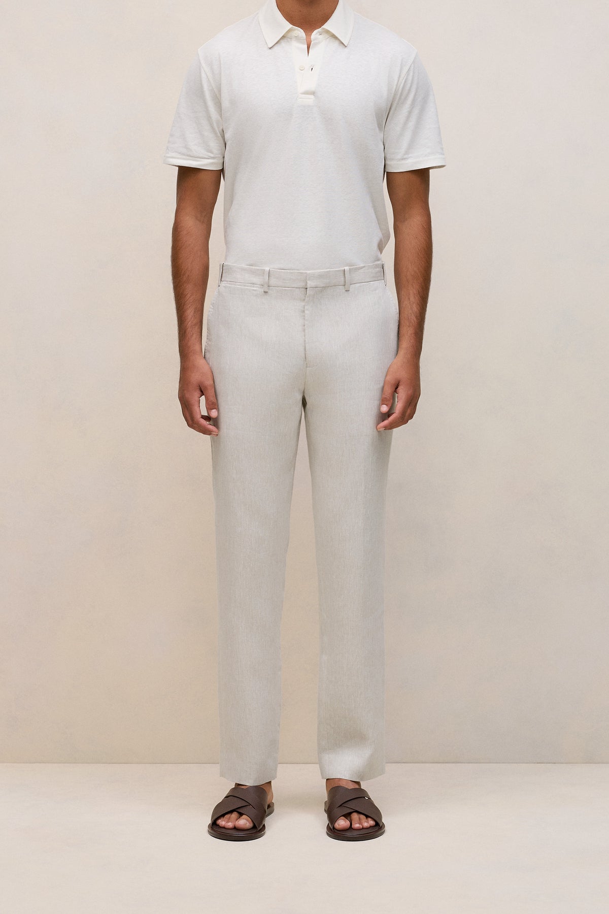 Linen Twill Tailored Pant