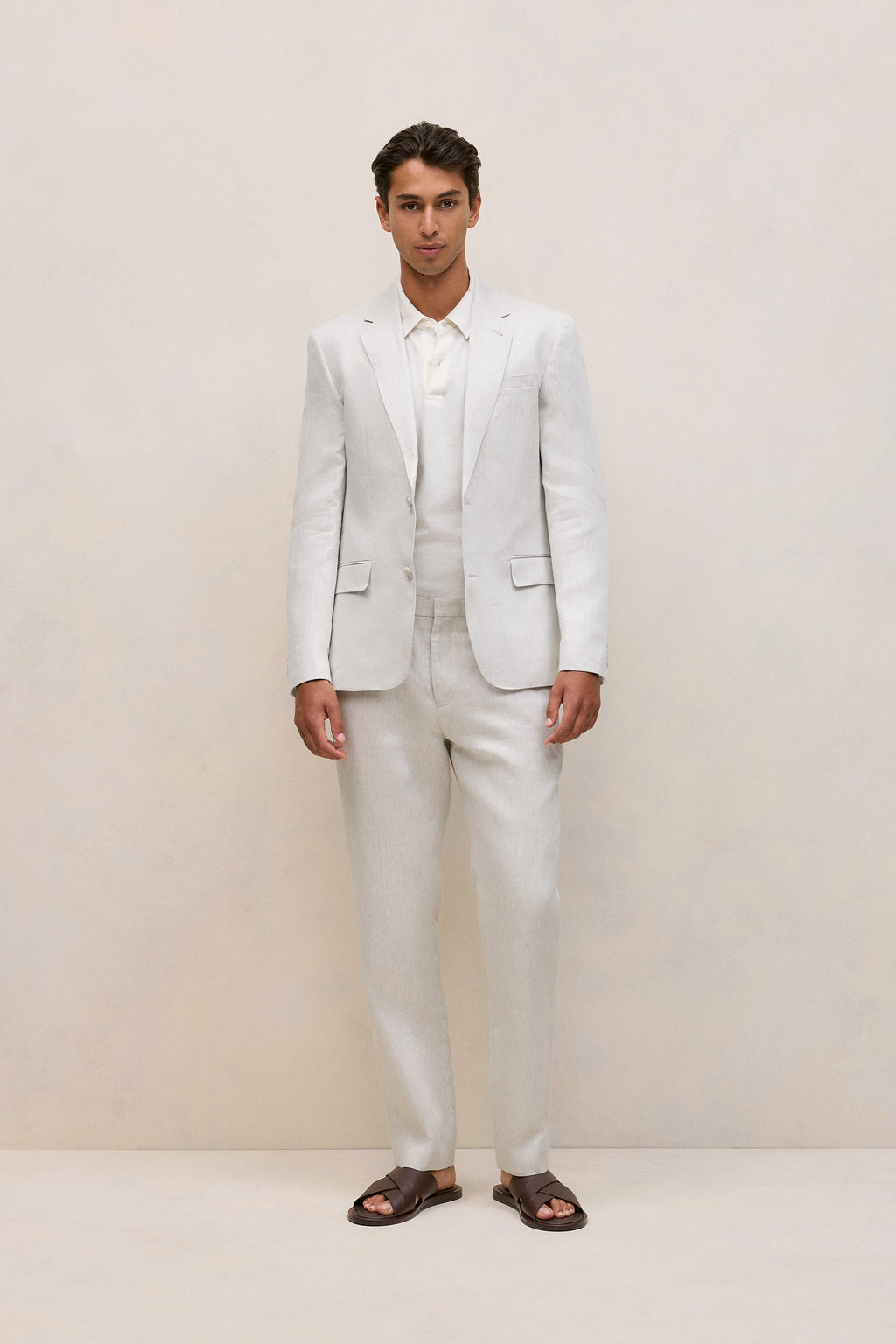 Linen Twill Tailored Pant