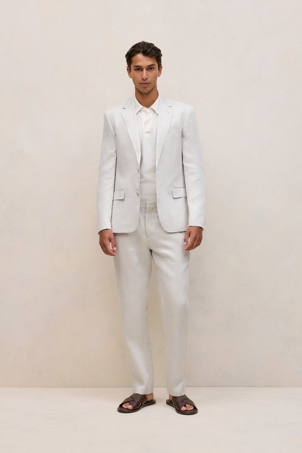 Linen Twill Tailored Pant