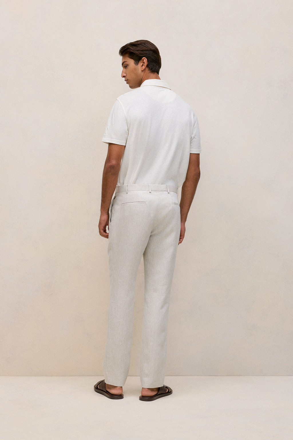 Linen Twill Tailored Pant