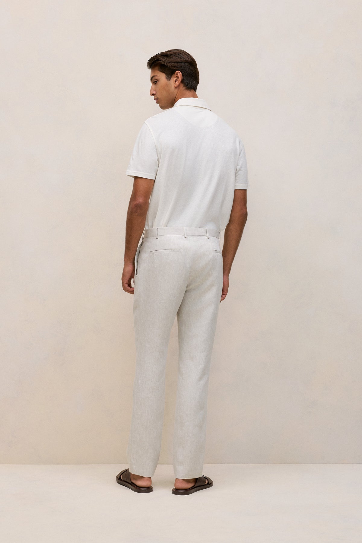 Linen Twill Tailored Pant