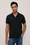Pique Monogram Short Sleeve Polo