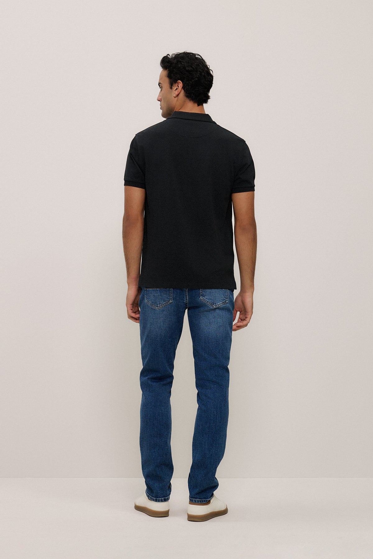 Pique Monogram Short Sleeve Polo