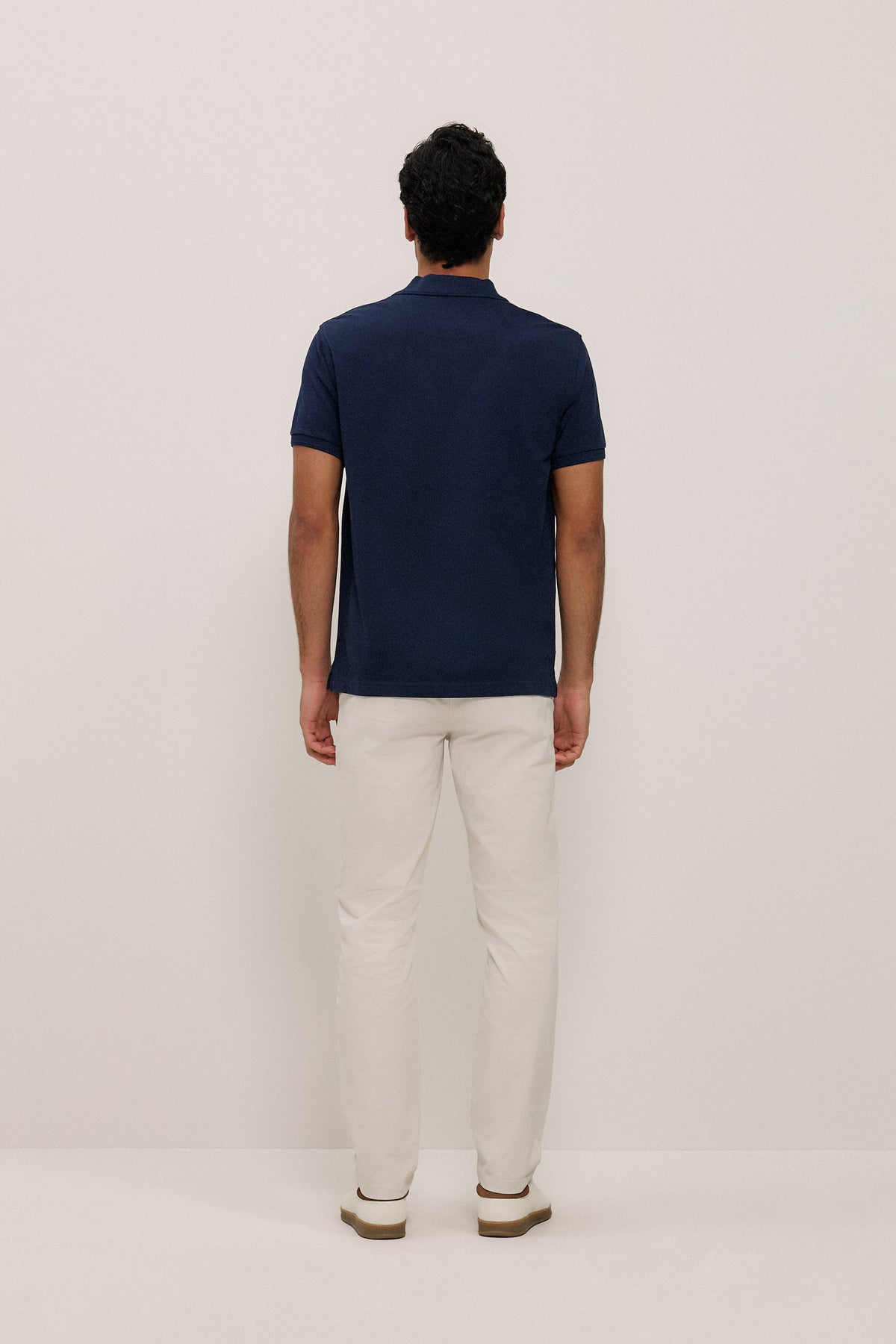 Pique Monogram Short Sleeve Polo