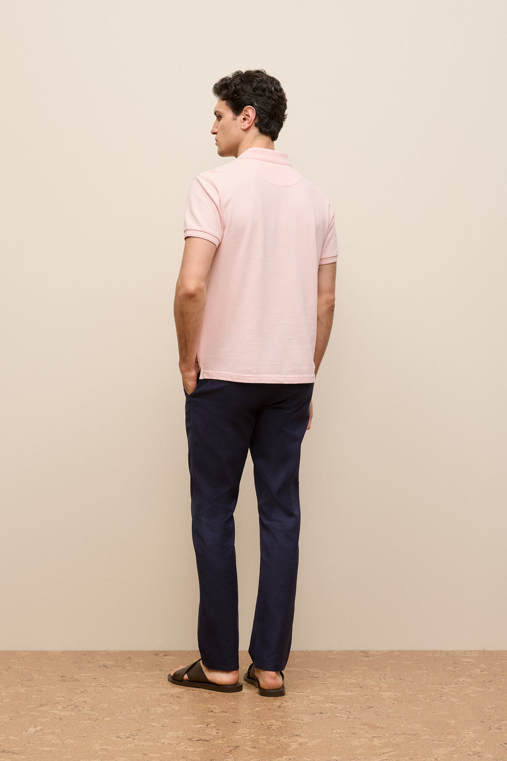 Pique Monogram Short Sleeve Polo