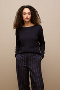 Cotton Linen Lightweight Crew Knit