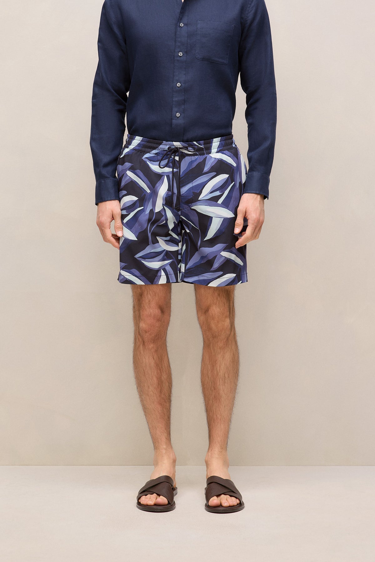 Painted Leaf Swim Short